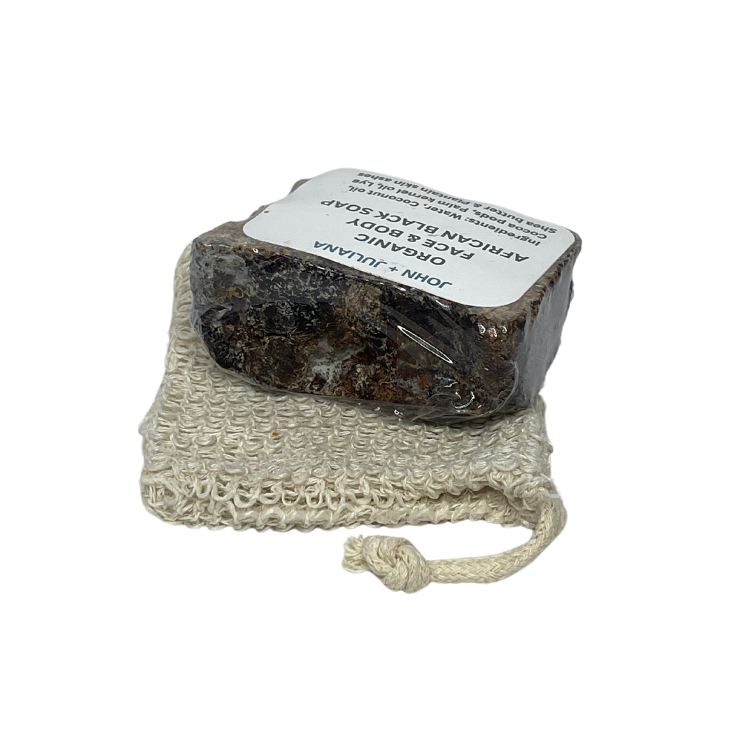 J+J Black Soap | African Black Soap