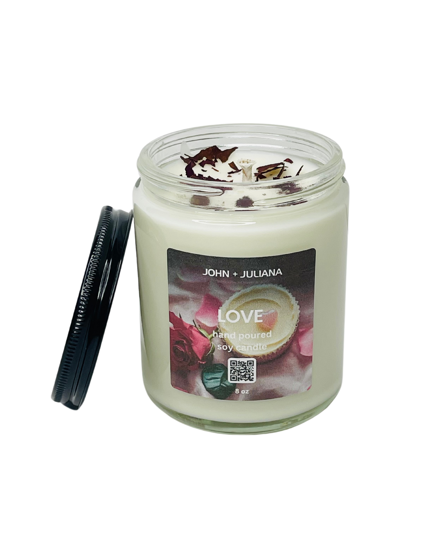 J+J Natural Soy Candle | Love