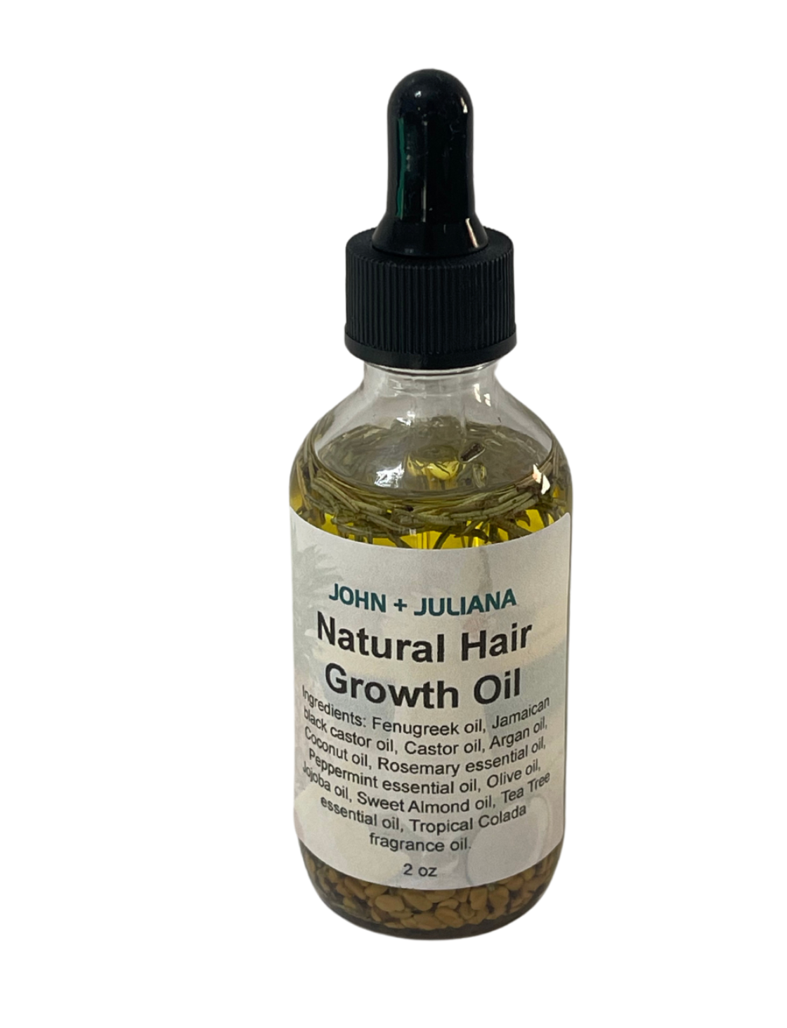 J+J | Natural Hair Growth Oil | Tropical Colada