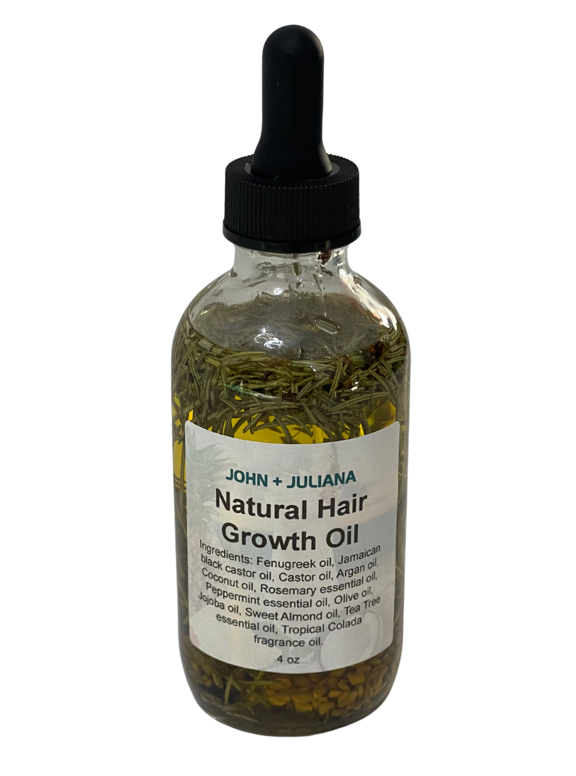 J+J | Natural Hair Growth Oil | Tropical Colada