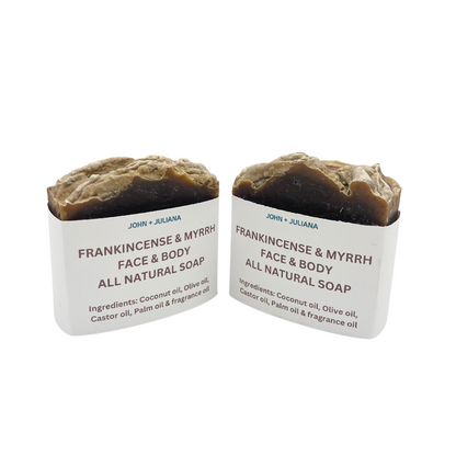 J+J Handmade Soap | Frankincense & Myrrh