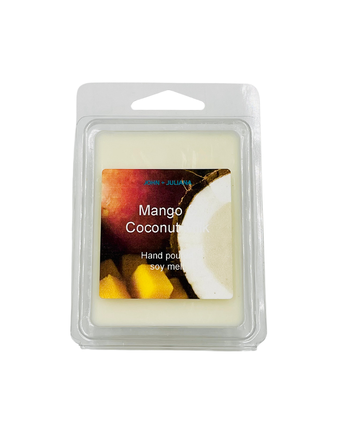 J+J Soy Wax Melts | Mango & Coconut Milk