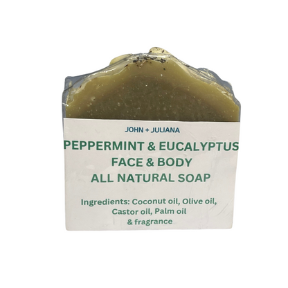 J+J Handmade Soap | Peppermint & Eucalyptus