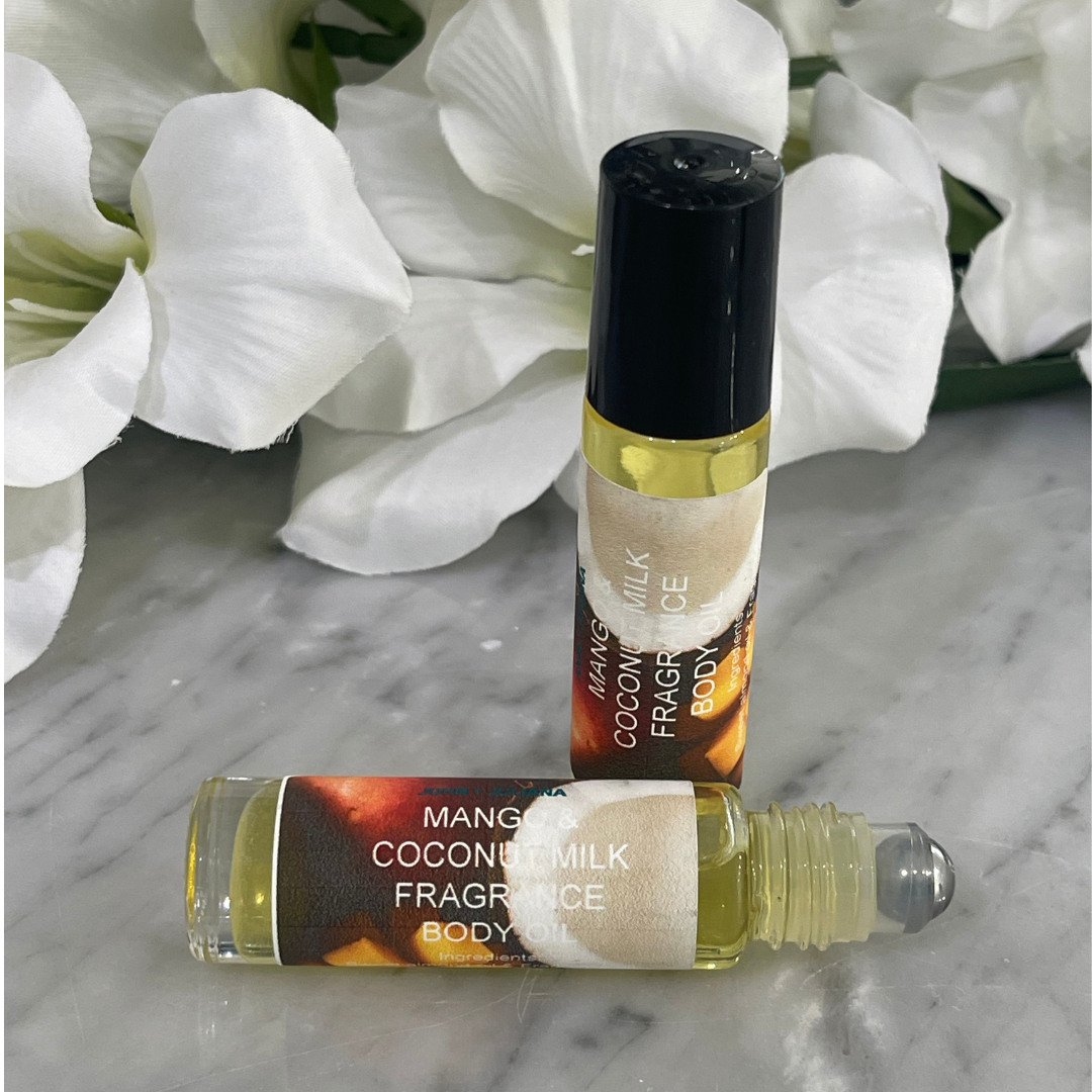 J+J Body Fragrance Roller | Mango & Coconut Milk