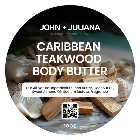 J+J Body Butter | Caribbean Teakwood