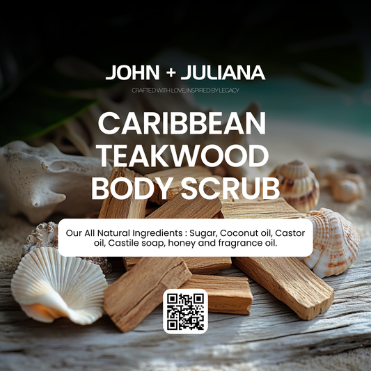 J+J Sugar Scrub | Caribbean Teakwood