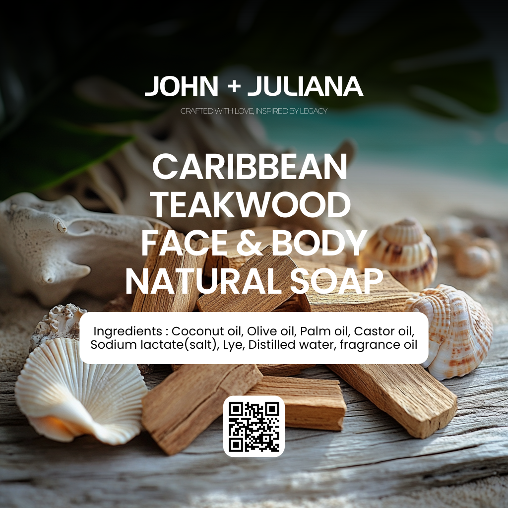 J+J Handmade Soap | Caribbean Teakwood