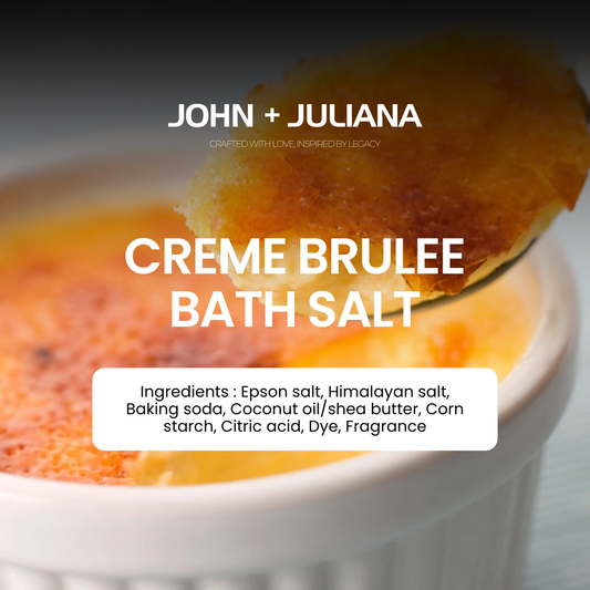 Bath Salt & Bath Bomb | Creme Brulee