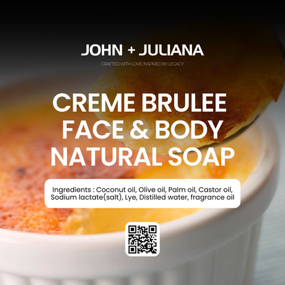 J+J Handmade Soap | Creme Brulee