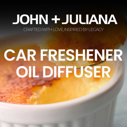 J+J Car Freshener/Diffuser | Creme Brulee