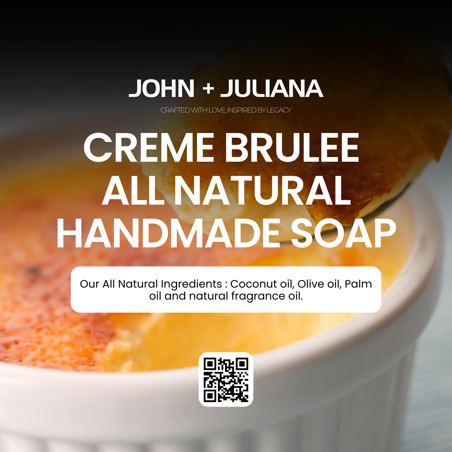 J+J Handmade Soap | Creme Brulee