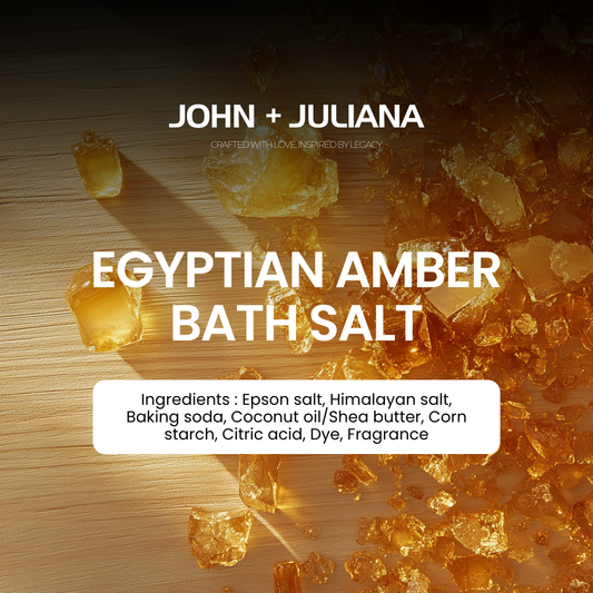 Bath Salt & Bath Bomb | Egyptian Amber