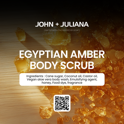 J+J Sugar Scrub | Egyptian Amber