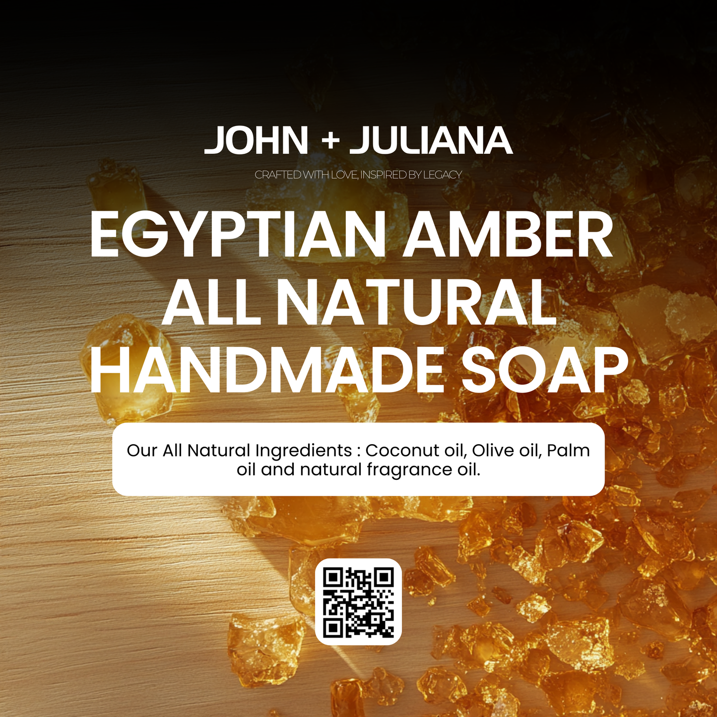 J+J Handmade Soap | Egyptian Amber