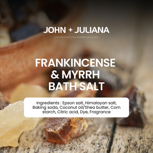 Bath Salt & Bath Bomb | Frankincense & Myrrh