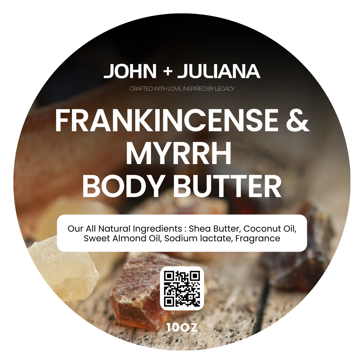 J+J Body Butter | Frankincense & Myrrh