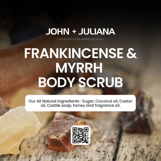 J+J Sugar Scrub | Frankincense & Myrrh