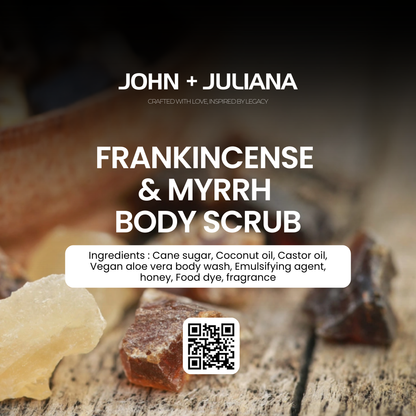 J+J Sugar Scrub | Frankincense & Myrrh