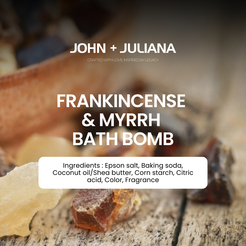 Bath Salt & Bath Bomb | Frankincense & Myrrh