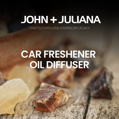 J+J Car Freshener/Diffuser | Frankincense & Myrrh