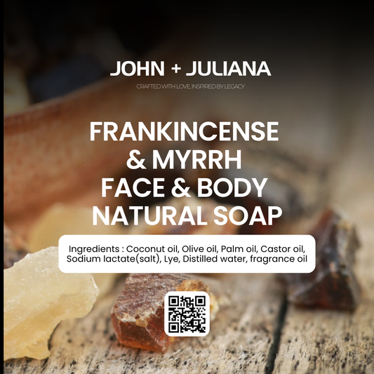 J+J Handmade Soap | Frankincense & Myrrh