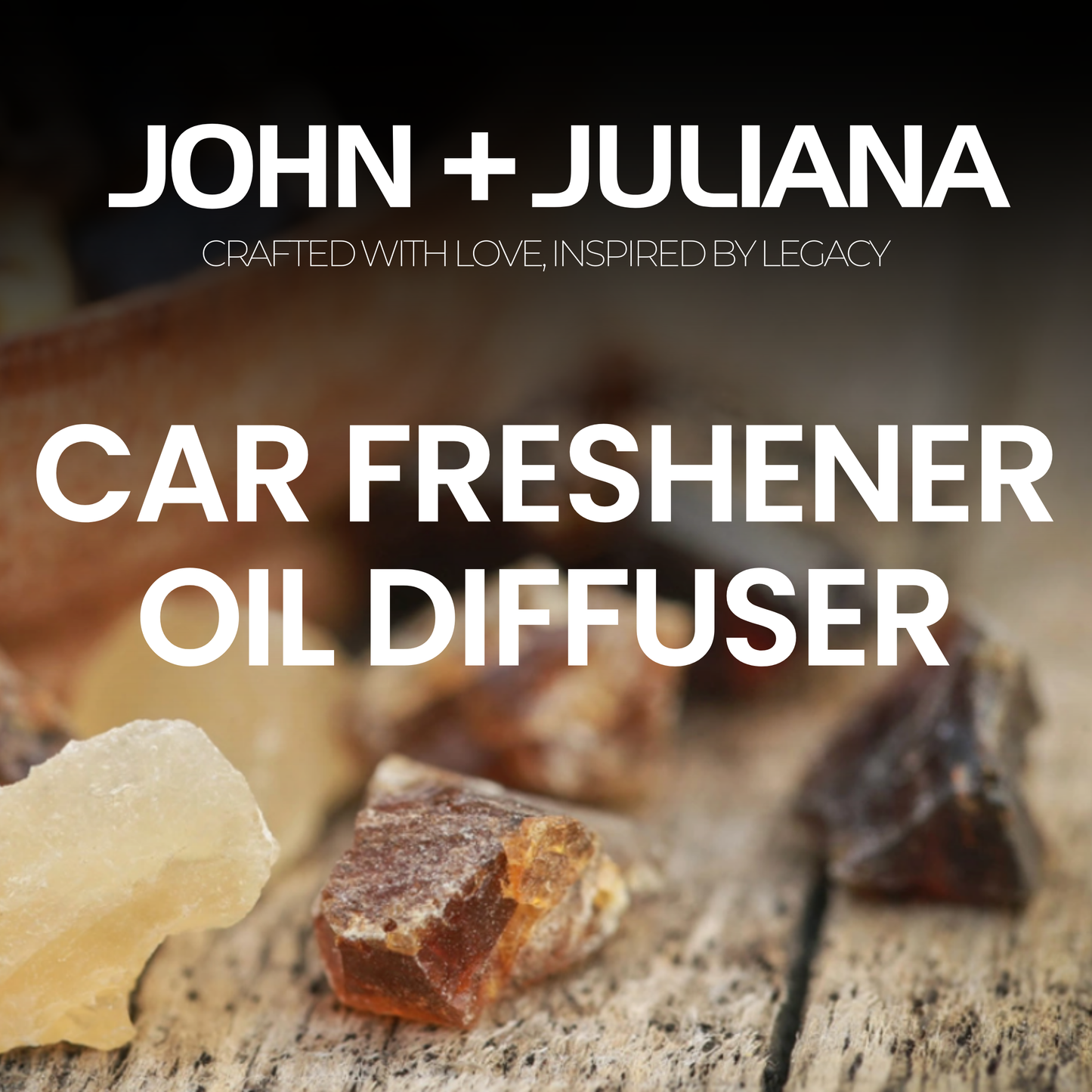 J+J Car Freshener/Diffuser | Frankincense & Myrrh