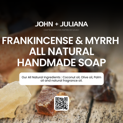 J+J Handmade Soap | Frankincense & Myrrh