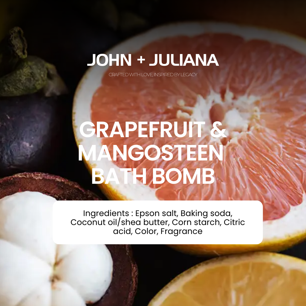 Bath Salt & Bath Bomb | Grapefruit & Mangosteen