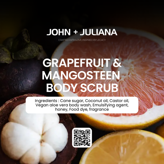 J+J Sugar Scrub | Grapefruit & Mangosteen