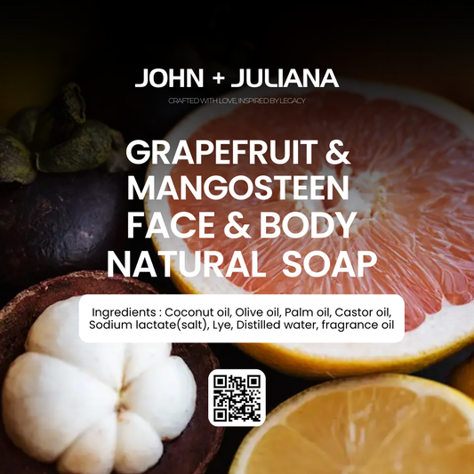 J+J Handmade Soap | Grapefruit & Mangosteen