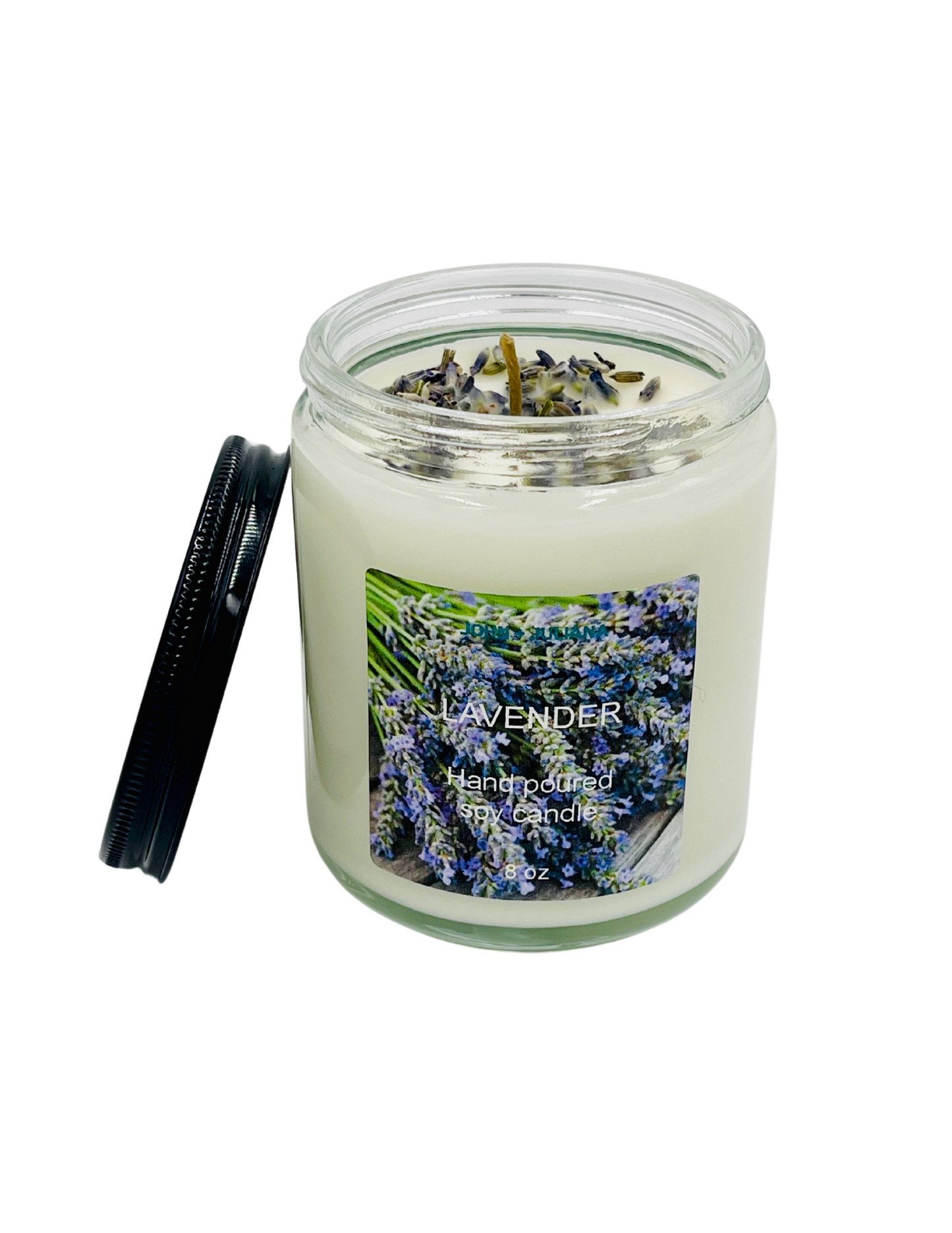 J+J Natural Soy Candle | Lavender