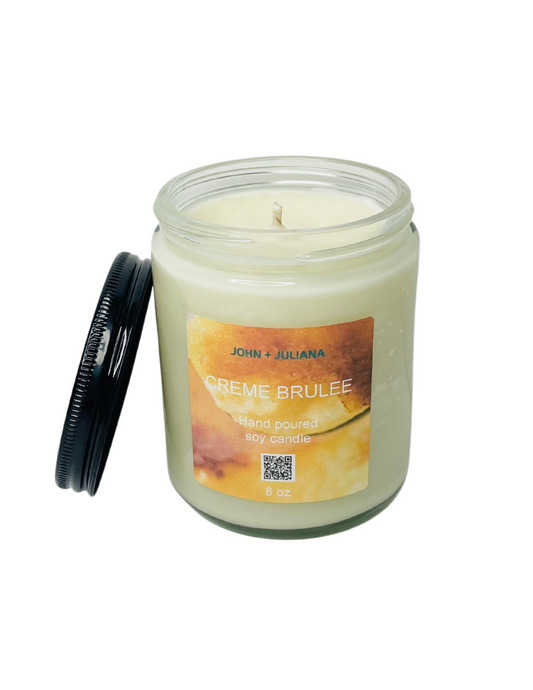 J+J Natural Soy Candle | Creme Brulee