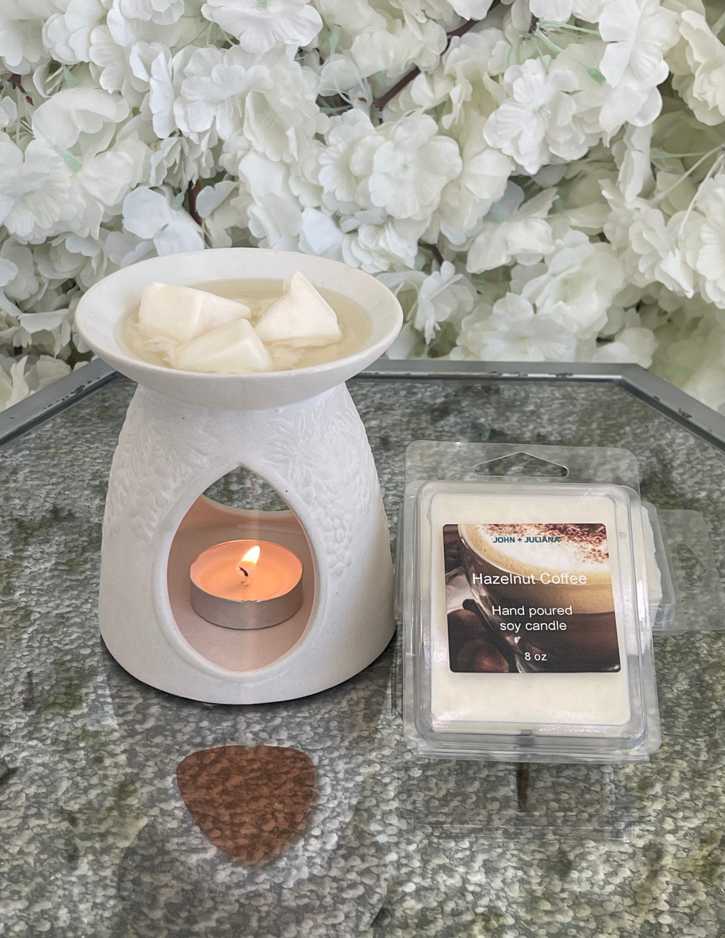 J+J Soy Wax Melts | Hazelnut Coffee