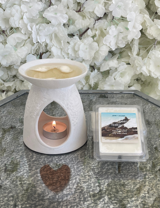 J+J Soy Wax Melts | Caribbean Teakwood