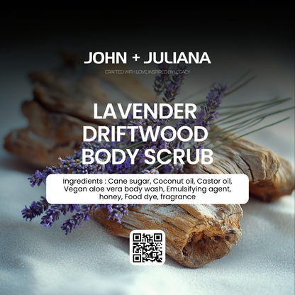 J+J Sugar Scrub | Lavender Driftwood