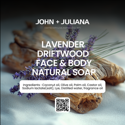 J+J Handmade Soap | Lavender Driftwood