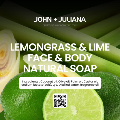 J+J Handmade Soap | Lemongrass & Lime