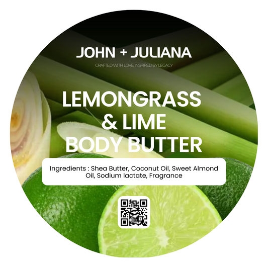 J+J Body Butter | Lemongrass & Lime