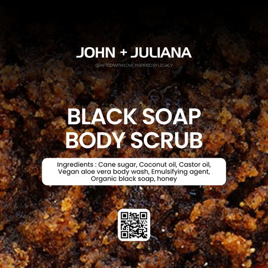 J+J Sugar Scrub | Black Soap