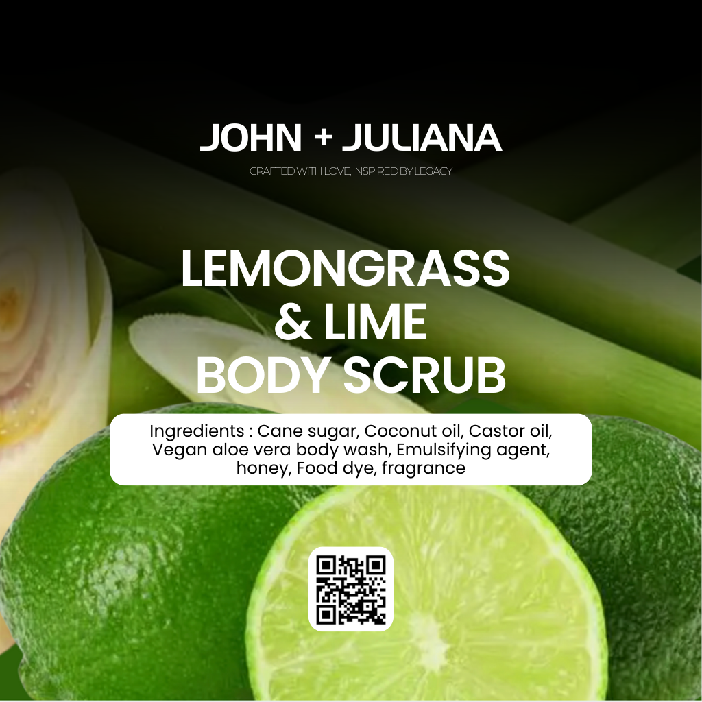 J+J Sugar Scrub | Lemongrass & Lime