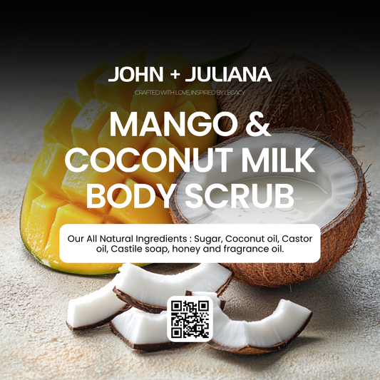 J+J Sugar Scrub | Mango & Coconut Milk