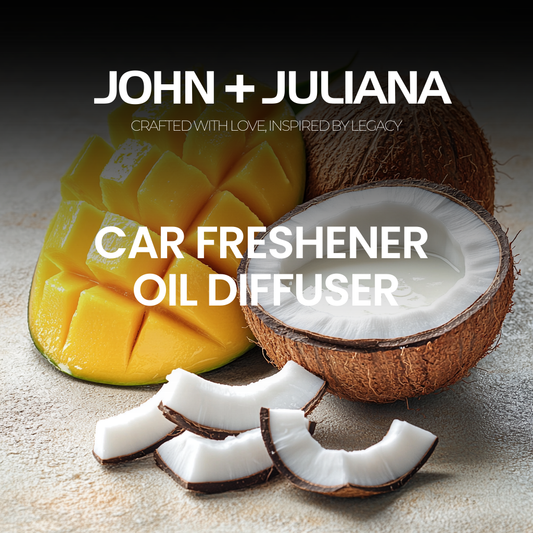 J+J Car Freshener/Diffuser | Mango & Coconut Milk