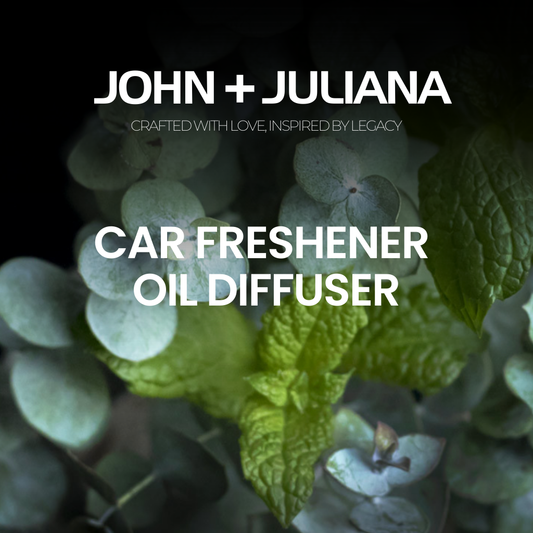 J+J Car Freshener/Diffuser | Peppermint & Eucalyptus