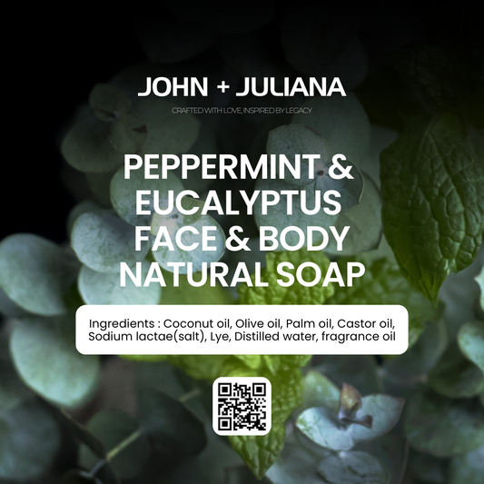 J+J Handmade Soap | Peppermint & Eucalyptus