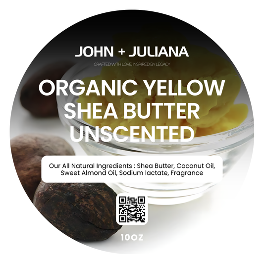 J+J Body Butter | Organic Yellow Shea Butter - Unscented