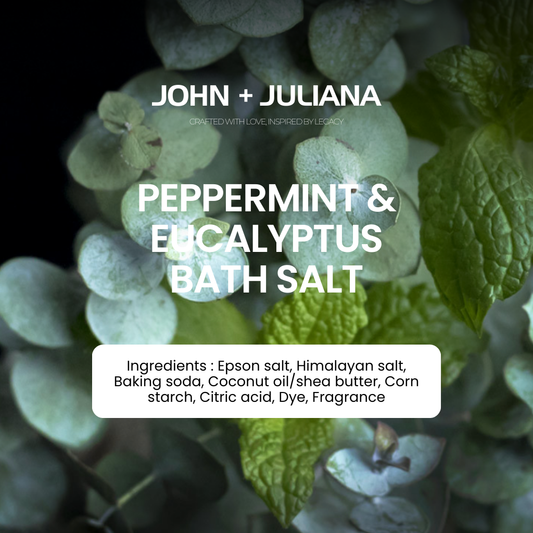 Bath Salt & Bath Bomb | Peppermint & Eucalyptus