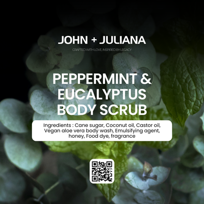 J+J Sugar Scrub | Peppermint & Eucalyptus