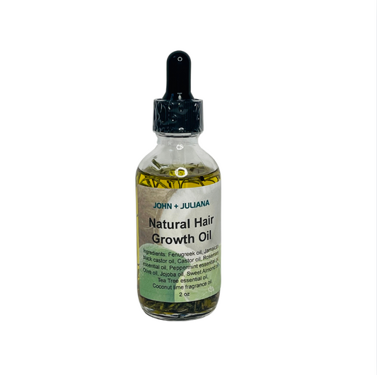 J+J | Natural Hair Growth Oil | Coconut Lime