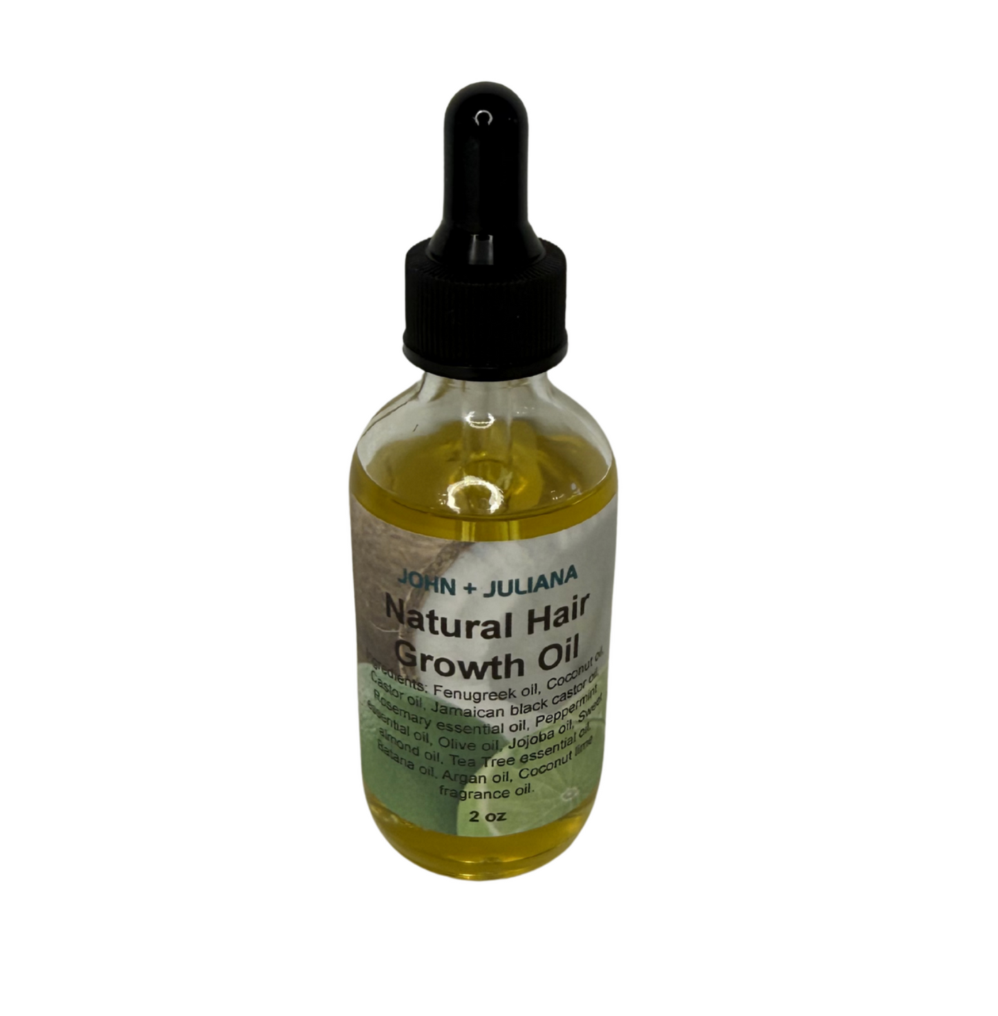 J+J | Natural Hair Growth Oil | Coconut Lime