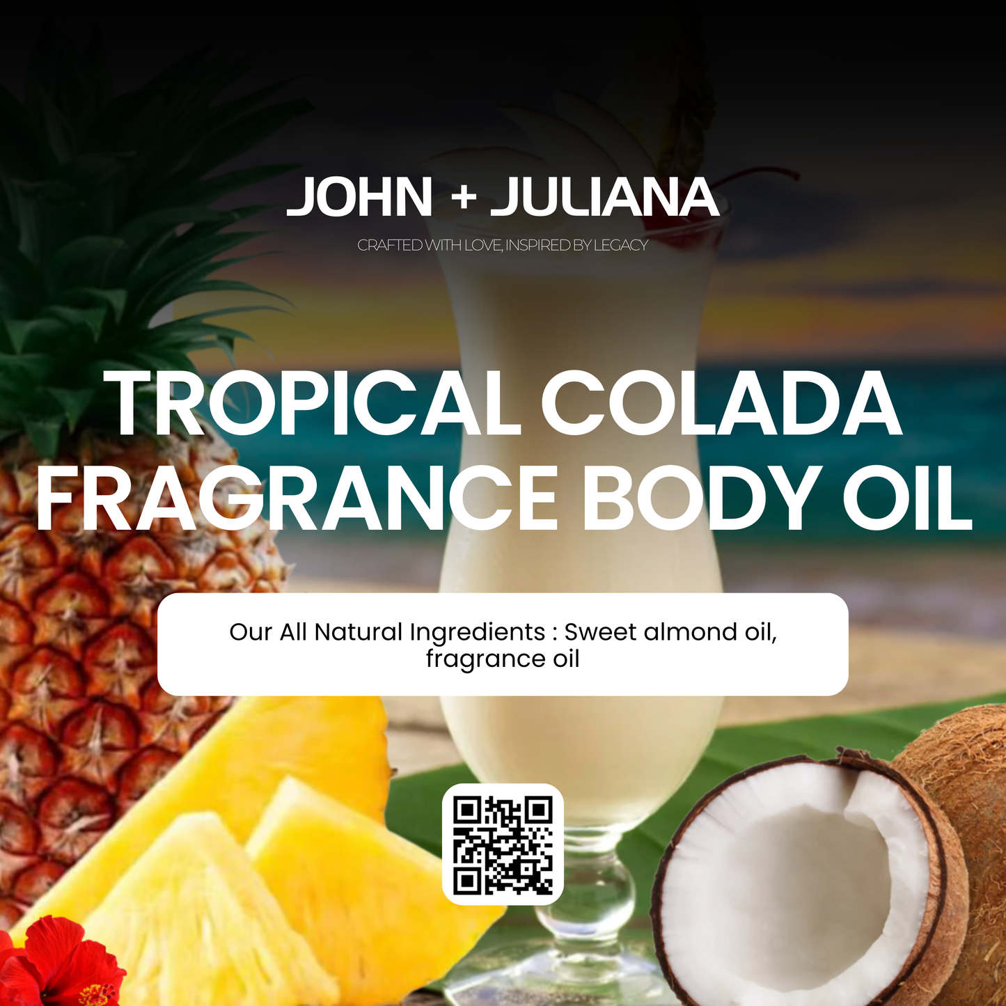 J+J Body Fragrance Roller | Tropical Colada